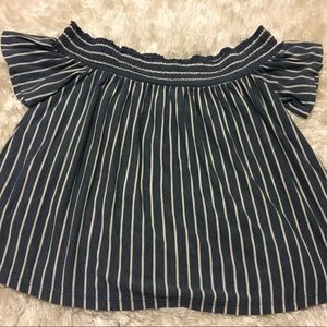American Eagle Outfitters off the shoulder top